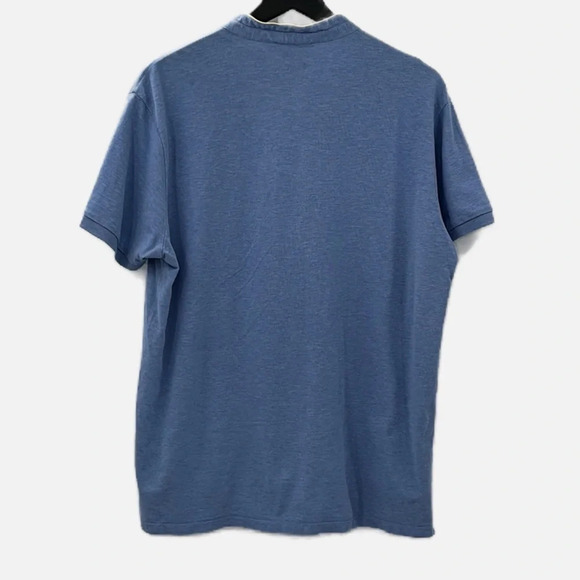 The Kooples Sport Classic Cotton Polo with Officer Collar Light Blue - Size XL - Picture 3 of 9